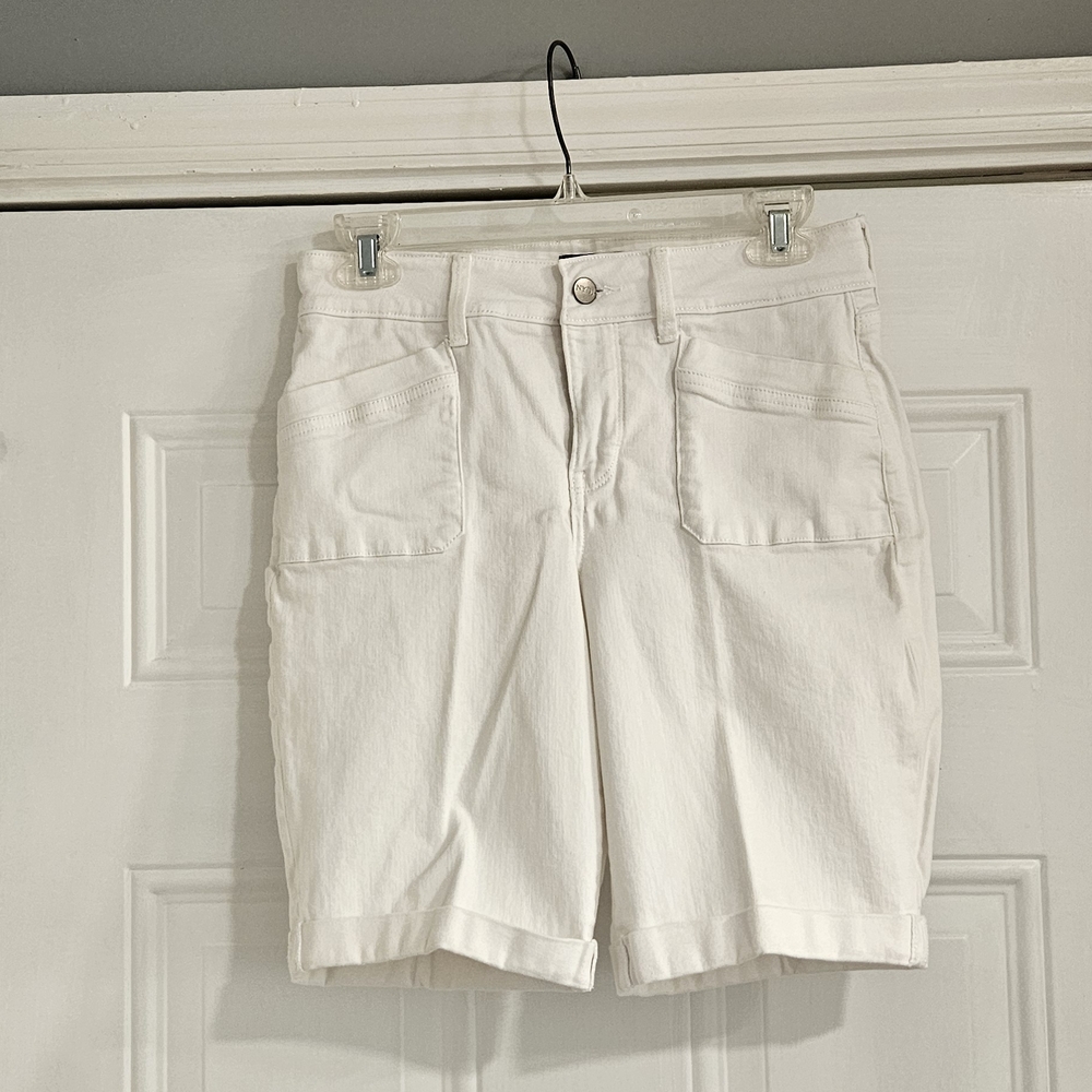 NYDJ Women's Cream Jean Shorts